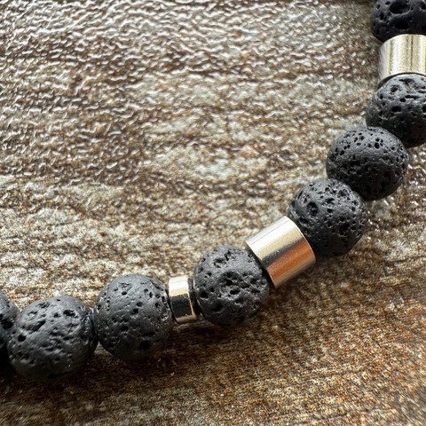 Pulsera Terra: piedra de lava