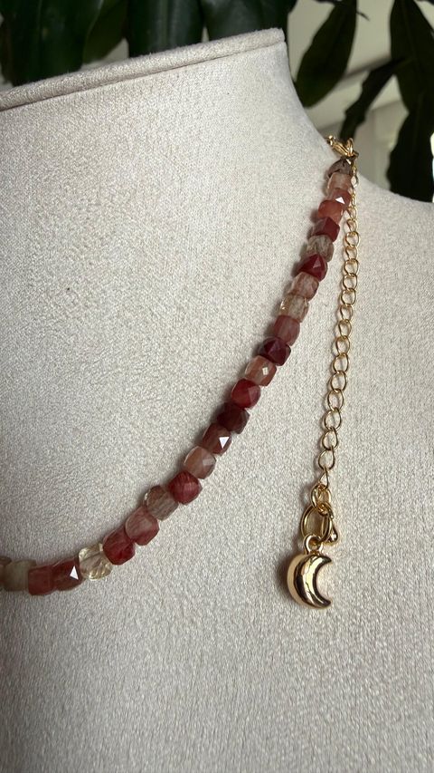 Choker Turmalina Rubelita