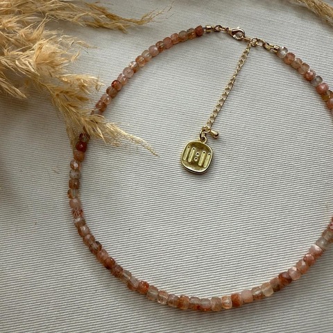 Choker Raíz: sunstone