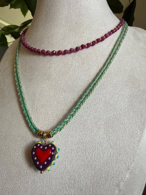 Collar Cora de rubí