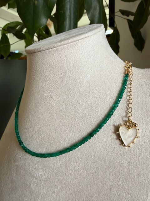 Choker Cubo de Jade
