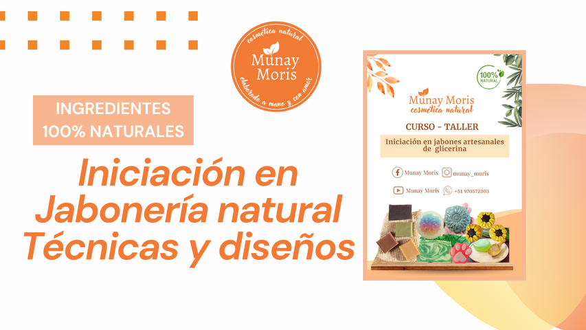 Iniciación en jaboneria natural - Técnicas y diseños