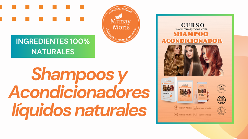 Shampoos y Acondicionadores líquidos naturales