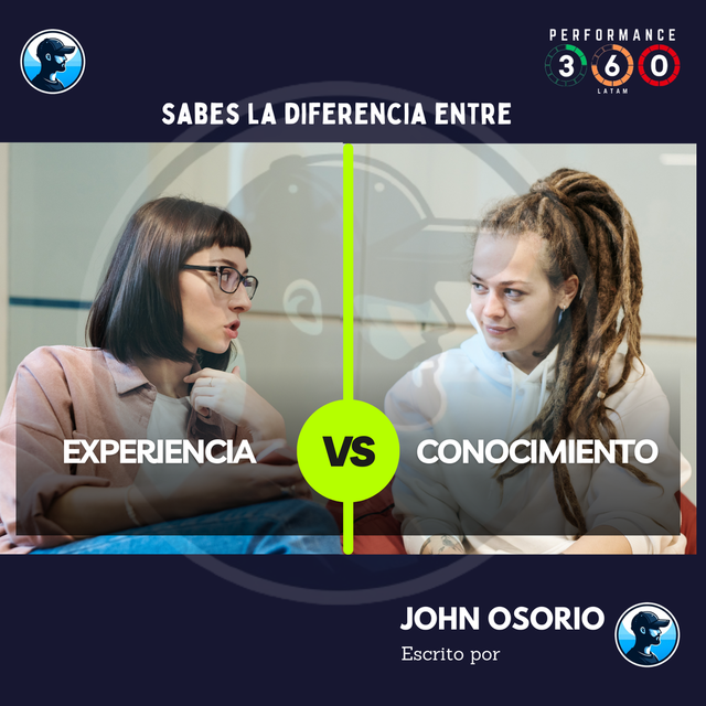 Diferencia entre Experiencia y Conocimiento