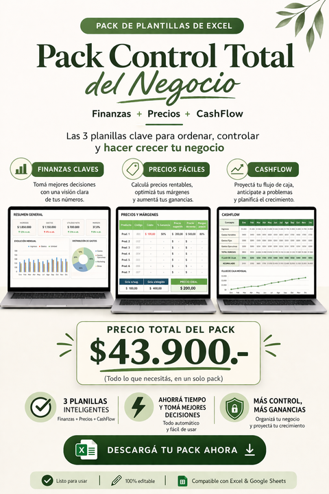 Pack Control Total del Negocio