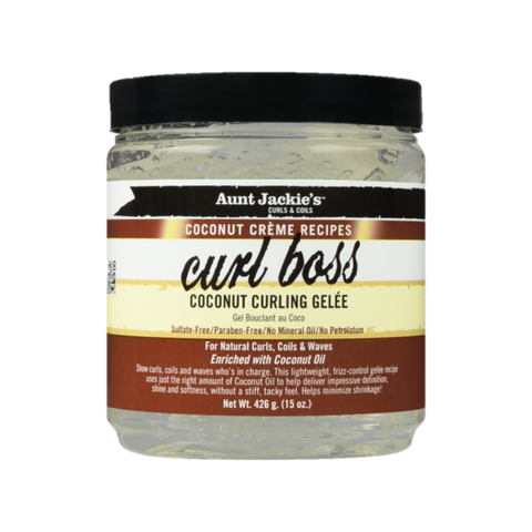 Aunt Jackie's Gel Curls & Coils Shine Enhancing Jar Hair Styling