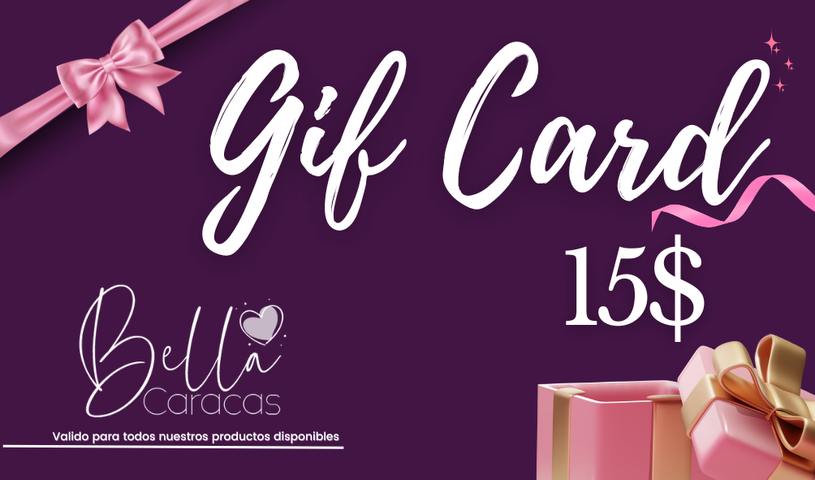 Regala nuestra Gif Card 15$