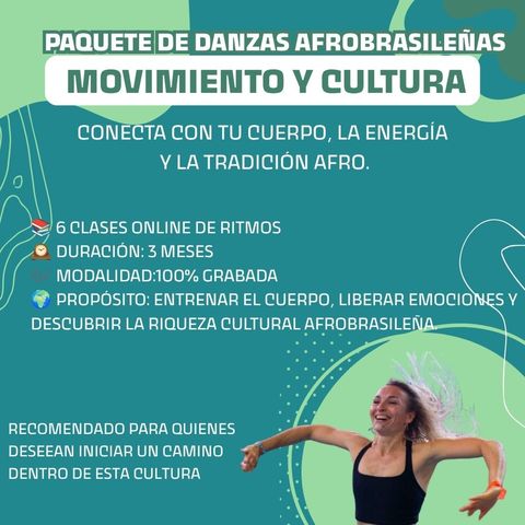 Paquete de Danzas Afrobrasileñas – Conecta con Movimiento y Cultura 