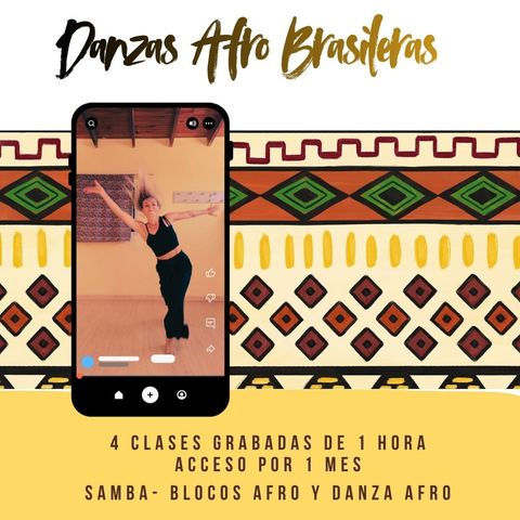Clases Grabadas de Danzas AfroBrasileñas – Samba, Blocos Afro y Ritmos Ancestrales
