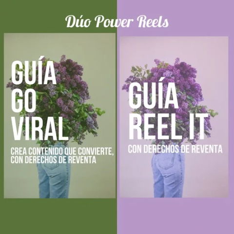 DÚO POWER REELS + BONO: 2000 videos faceless listos para usar