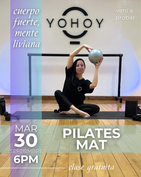 PILATES MAT - CLASE ABIERTA 