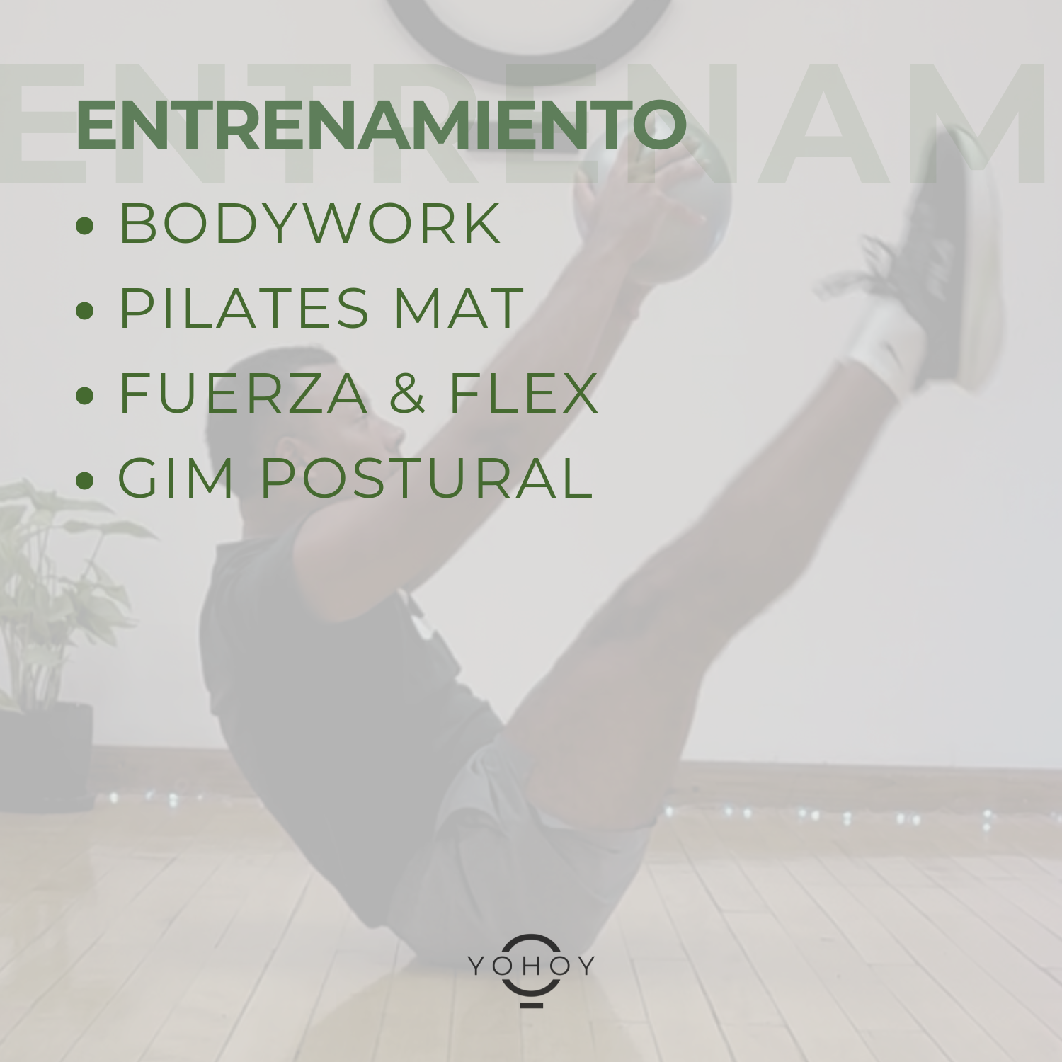 Horarios de clases presenciales PARA ADULTOS EN GBA NORTE de baile, entrenamiento y yoga en Estudio YOHOY, MARTINEZ 2025