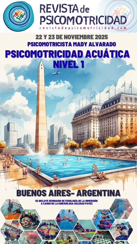 Certificación Internacional Psicomotricidad Acuática Nivel 1. Valor 210000 pesos argentinos