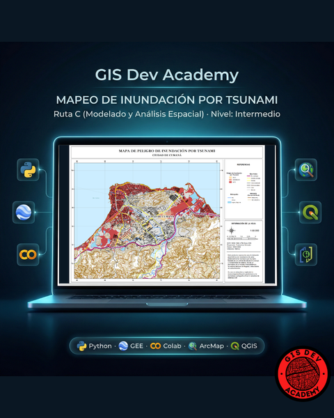 Mapeo de Inundación por Tsunami con Python