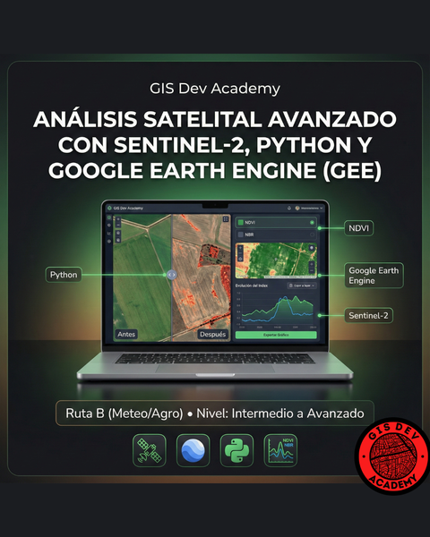 Análisis Satelital Avanzado con Sentinel-2, Python y Google Earth Engine (GEE)