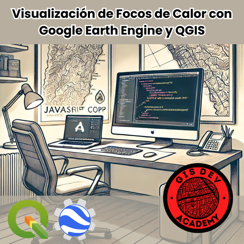 Visualización de Focos de Calor con Google Earth Engine y QGIS