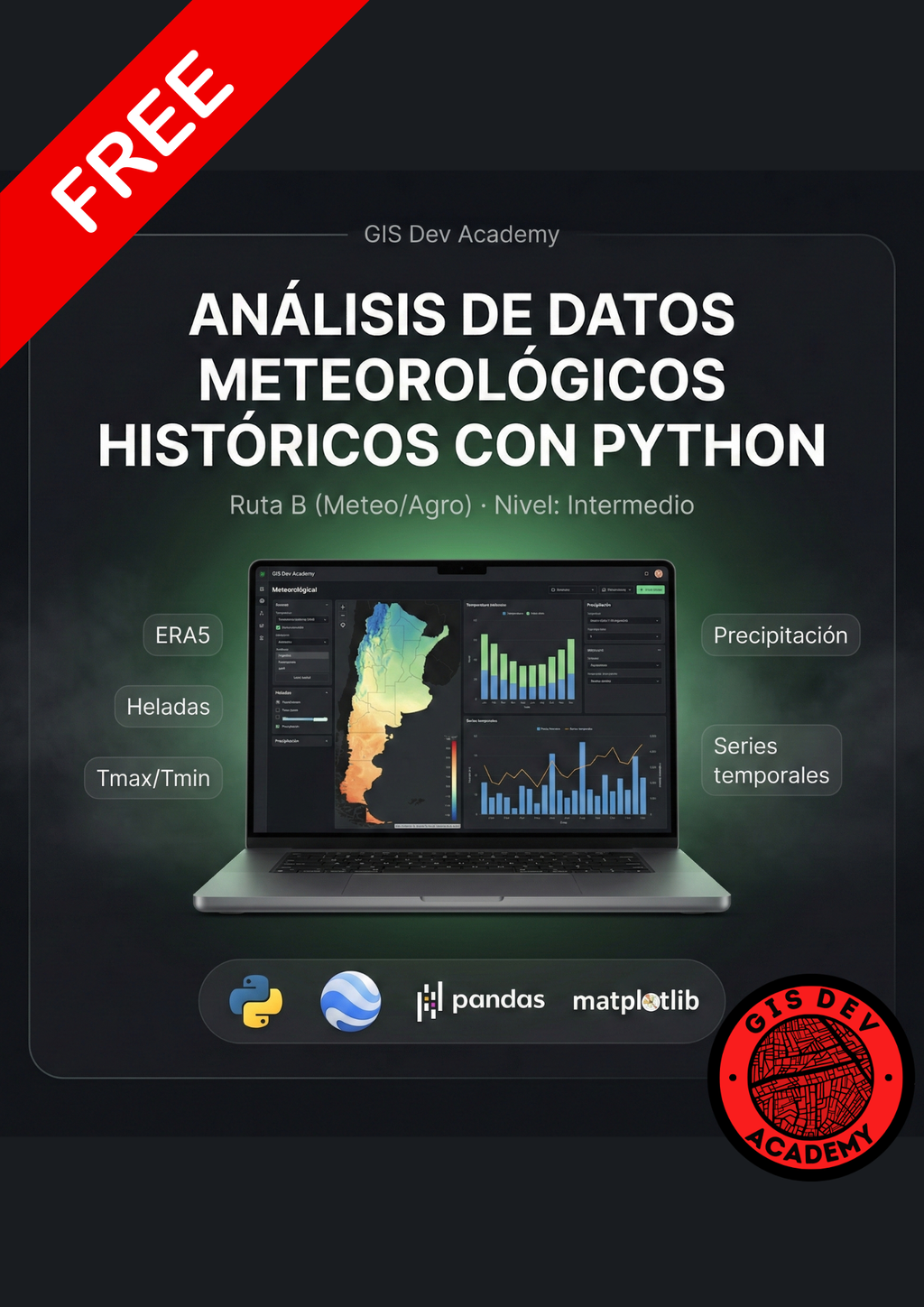Análisis de Datos Meteorológicos Históricos con Python - GIS Dev Academy