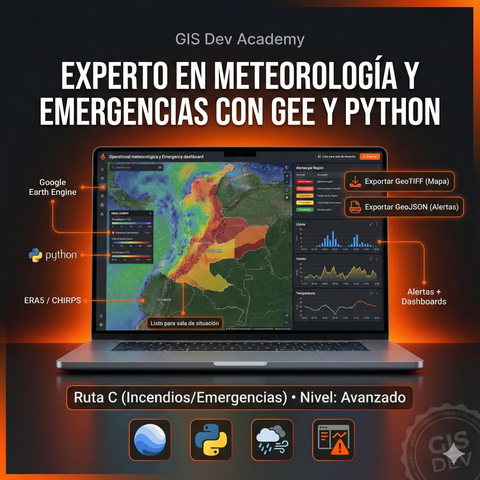 Experto en Meteorología y Emergencias con GEE y Python