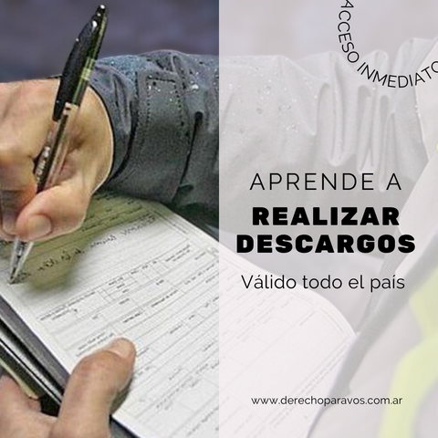 CURSO MULTAS - DESCARGOS