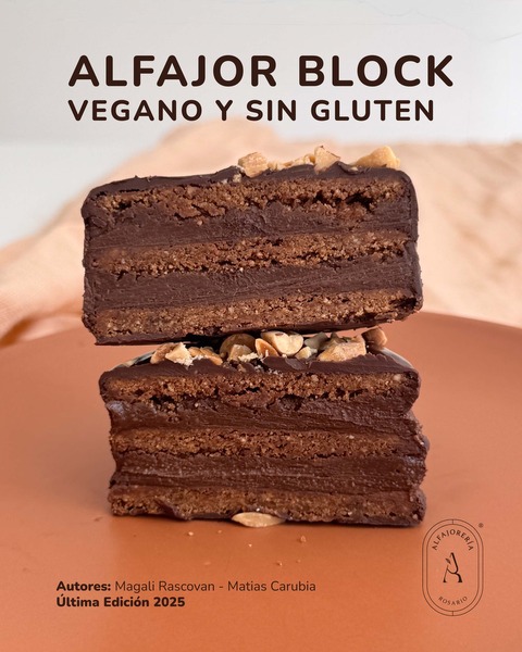 Alfajor Block Vegano y sin Gluten