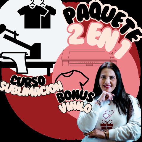 Curso de Sublimación + Bonus: Clase de Vinilo