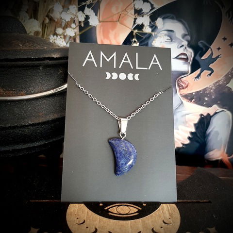 Collar luna de Lapislazuli