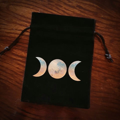 Bolsa para tarot, triple luna