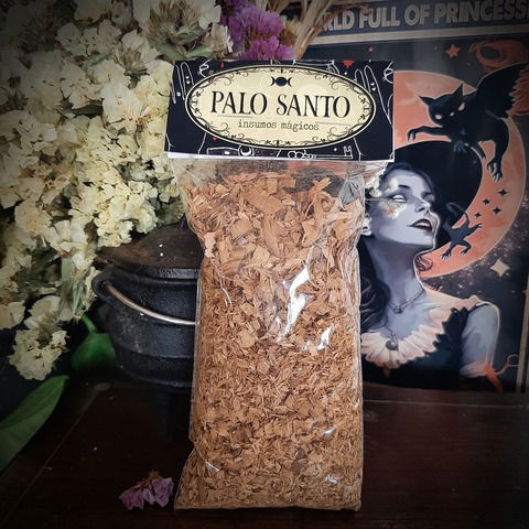 Palo Santo molido, incluye carbón