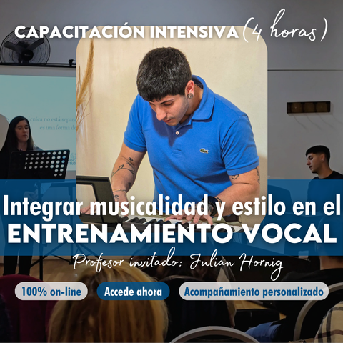 Integrar musicalidad y estilo en el entrenamiento vocal