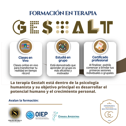 FORMACIÓN EN TERAPIA GESTALT