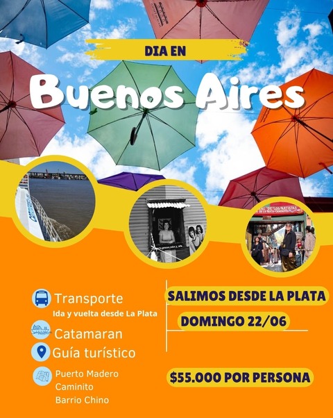 Buenos Aires con paseo en catamarán