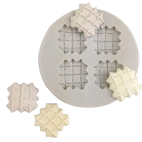 MOLDE SILICONA MINI WAFFLES