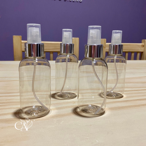 Envase spray 125 cc -plata/oro