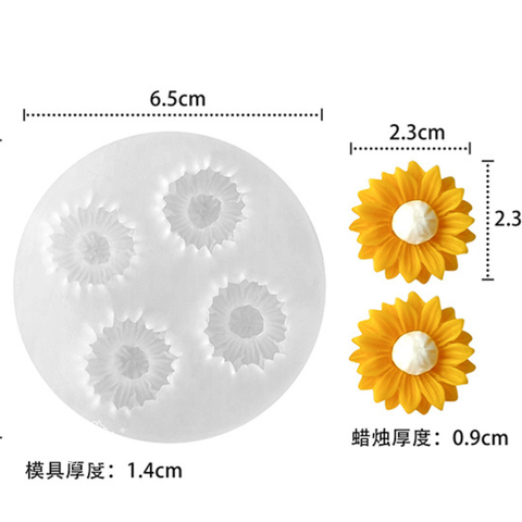 MOLDE SILICONA 4 MINI MARGARITAS