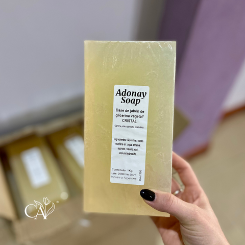 Barra Jabón Glicerina Cristal 
