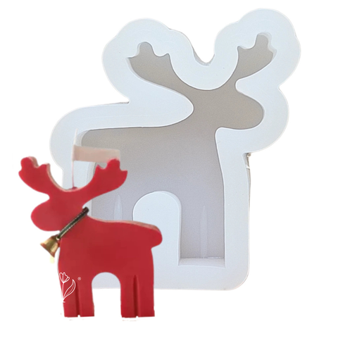 MOLDE SILICONA RENO NAVIDAD