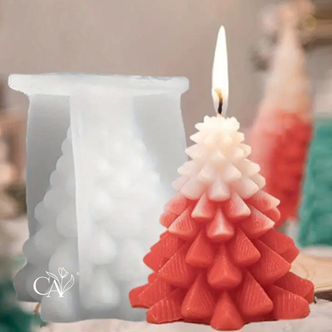 MOLDE SILICONA ARBOLITO DE NAVIDAD