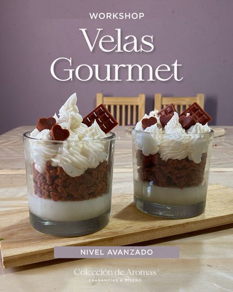 WORKSHOP PRESENCIAL: Velas Gourmet (Nivel Avanzado)