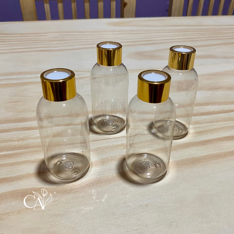 Envase difusor 125 cc - plata/oro