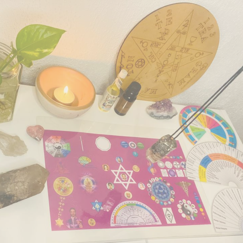 Limpieza energética con Mesa Radiónica de Saint Germain