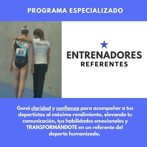 Entrenadores Referentes (SIN CUPOS DISPONIBLES)