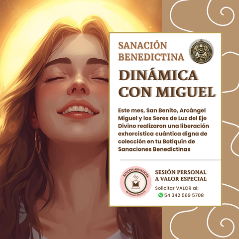 Sanación Benedictina- Benito y Arcángel Miguel con liberación exorcista