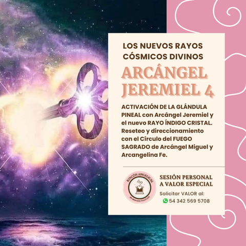 JEREMIEL 4 - Activación Glándula Pineal con  Rayo índigo Cristal