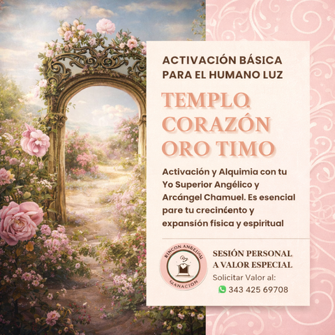 Activación Templo Corazón en tu Timo