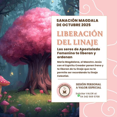 LIBERATE DE TU LINAJE-Sanación de María Magdalena de Octubre 2025