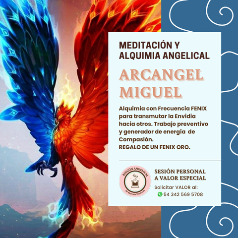 Alquimia con Arcángel MIGUEL y FÉNIX PERSONAL en aura