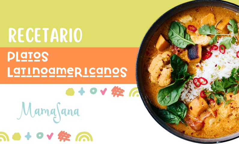 Recetario con Platos de Latinoamerica
