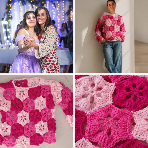 Guía de tejido a crochet VX Cata: para tejer este sweater paso a paso 💗
