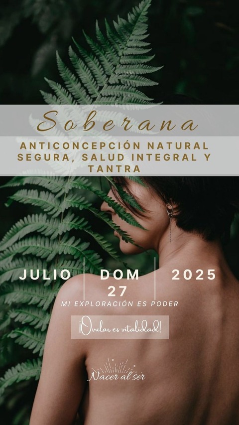 SOBERANA DE MIS CUERPOS · Método Sintotérmico