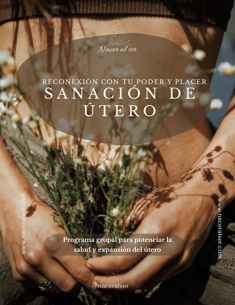 Sanación de útero programa grupal 